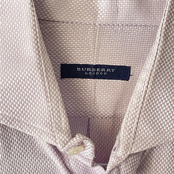 Burberry Mens Lavender Business Shirt - Picture 2 of 2